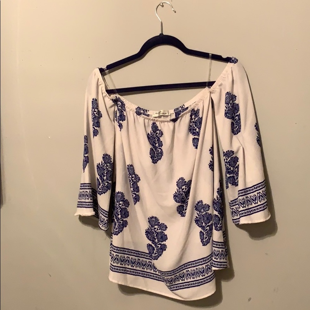 Off the shoulder blouse